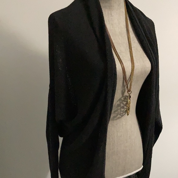 Tart Brown Knit Oversized Circle Cardigan Medium - Picture 3 of 10